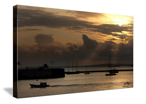 Port of Salvador sunset